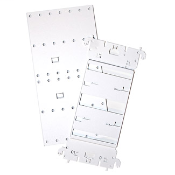 Combo Bracket, White, pkd 1/small box, 5/leviton master carton