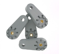 Mounting Kit for All Fused and Non-Fused Disconnects and Mechanical Interlocks EXCEPT EDSR and MIDSR, Includes 4 Screws and 4 Grey Feet