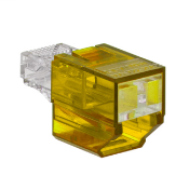 Port Blocker, Secure RJ, Yellow color transparent