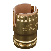 660w-250v; metal shell,medium base,push thru- electrolier,decoral finish; with-uno threads, extra locking bumps,marked ul,lining assembled.
