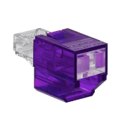 Port Blocker, Secure RJ, Purple color transparent