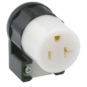 5369-CA, 125 Volt, 20 Amp, 3 Wire, 2 Pole