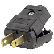 101-EP, Black, 125 Volt, Thermoplastic, 15 Amp, 2 Wire, 2 Pole