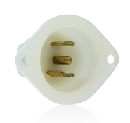 ML3-PB, 125/250 Volt, 15 Amp, 3 Wire, 3 Pole