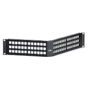 QuickPort Angled Patch Panel, 72-Port, 2RU