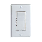 MDF01-1LW, White, 120 Volt AC 60Hz, Digital, Single-Pole, Mural