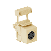 S-Video 110-Termination QuickPort Connector, Ivory Housing