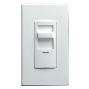 5 Amp, 120 Volt AC 60Hz, Single-Pole, IllumaTech Full Range Electro-Mechanical, Slide Fan Speed Control - Ivory