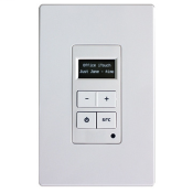 Thermostat Display Control, White.
