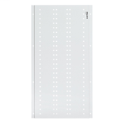 28" Structured Media Enclosure Pre-Fab Back Plate, White