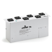 AC Power Surge Module with 6 NEMA Receptacles for Input: 120VAC, 50/60Hz max current 15amp ul vpr: l-n/l-g/n-g: 600vp