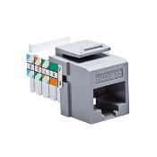 HOME 5e Snap-In Jack, T568A Wiring, Grey