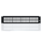 QuickPort Patch Panel, 48-Port, 2RU. Cable Management bar included.