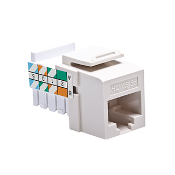HOME 5e Snap-In Jack, T568A Wiring, Light Almond