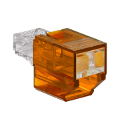 Port Blocker, Secure RJ, Orange color transparent