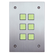 Omni-Bus 6-Button, Hardwired, Brushed Stainless