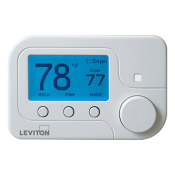 Omnistat2 Multistage & Heat Pump with Humidity Control Thermostat, White.