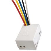 Discontinued Product, LevNet RF, 5-Wire 3200W Relay Receiver, 277VAC, 315MHz, EnOcean, Title 24 compliant, ASHRAE 90.1 compliant