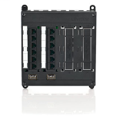 Twist & Mount Patch Panel, (12) Cat 6 ports