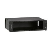 500i SDX 3RU Flush Mount Fiber Distribution and Splice Enclosure, empty; Accepts up to (12) SDX adapter plates or SDX MTP cassettes to patch up to 72 LC fibers per RU.