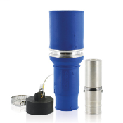 Rhino-Hide 49 Series Single Pole Female Connector (Contact, Insulator, & Dust Cap), Industrial Grade, Crimped, 777 MCM Cable, 1000 Volt, 1135 Amp Max - BLUE