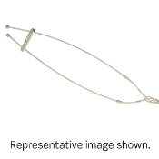 Locking Bale, Closed Mesh, Single Weave, Fiber Optic Duty, Support Wire Mesh Grip .370 - .480 Cable Dia.Range, Length
