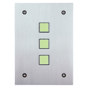 Omni-Bus 3-Button, Hardwired, Brushed Stainless