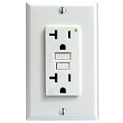 Product image for LEV 7899-SGW WHT 20A SL PRO GFCI