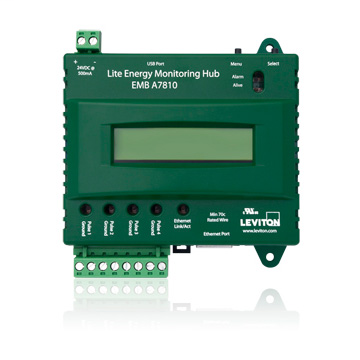 The A7810 is ideal for collecting pulse outputs from various utility meters and submeters. Connect up to four pulse meters to start logging and viewing data through any web browser.