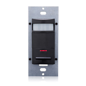Product Family: Lev-Lok, Product Line: MDS15, Technology: Passive Infrared, Coverage (Sq.Ft.): 2100 Sq. Ft., Self-Adaptive Technology: Yes, Switch Type: Single-Pole, Neutral Wire Connection: Required, Device Type: Occupancy Sensor, Color: Black, Mounting: