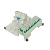 Product image for Leviton 47603-1G8 6.55 x 3.01 x 6.55 Inch 110 IDC 8-Way Pre-Configured Telephone and Video Panel