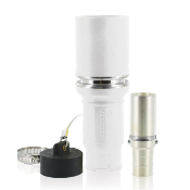 Rhino-Hide 49 Series Single Pole Female Connector (Contact, Insulator, & Dust Cap), Industrial Grade, Crimped, 444 MCM Cable, 1000 Volt, 796 Amp Max - WHITE