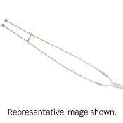 Locking Bale, Closed Mesh, Single Weave, Standard Duty, Support Wire Mesh Grip .750 - .990 Cable Dia.Range, Length