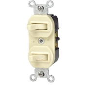 5241-T, Light Almond, 120/277 Volt, Thermoplastic, 15 Amp