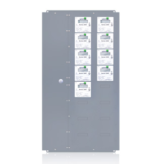 Series 2000 9-Meter Xtra-Large MMU Indoor Surface Mount Enclosure, 208VAC, 3P/4W, Configured for Amperage Ratings and Optional Demand Feature. CTs not included.