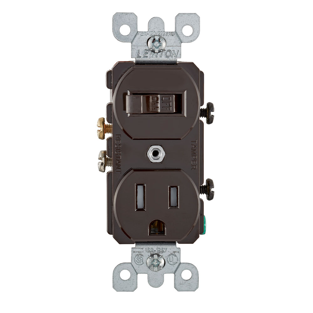 LEV T5225 15A TR SWITCH/RCT COMBO LEV T5225 15A TR SWITCH/RCT COMBO