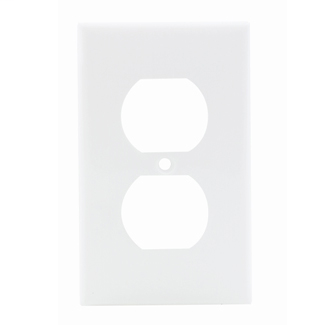 LEVITON 80703-W NYLON 1GANG DUPLEX RECEPTACLE WALLPLATE WHITE LEVITON 80703-W NYLON 1GANG DUPLEX RECEPTACLE WALLPLATE WHITE