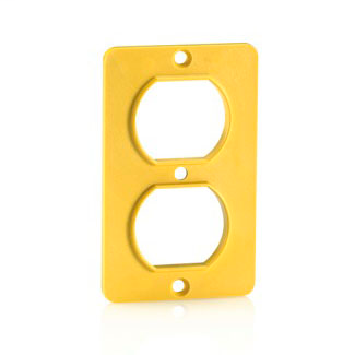 LEV 3051-Y 1G DUPLEX COVER PLATE LEV 3051-Y 1G DUPLEX COVER PLATE