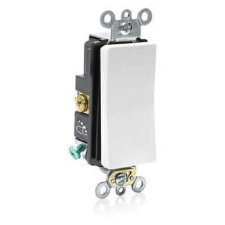Antimicrobial Treated Decora Plus Rocker Switch, White