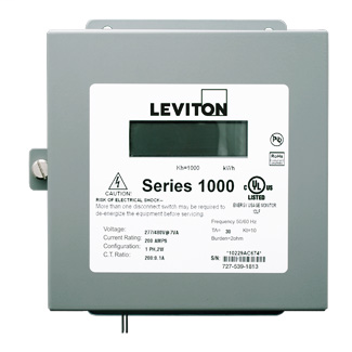 Series 1000, Dual Element Meter, 1P/3W, 120/208/240V, 800:0.1A, Max 800A, METER ONLY.