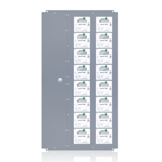 Series 2000 16-Meter Xtra-Large MMU Indoor Surface Mount Enclosure, 208VAC, 3P/4W, Configured for Amperage Ratings and Optional Demand Feature. CTs not included.
