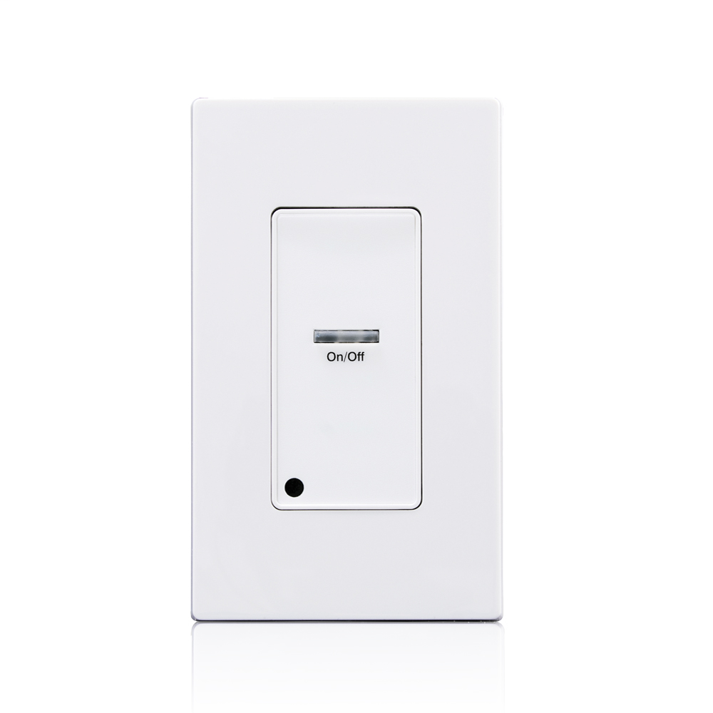 Low Voltage Pushbutton Station, 1 Button-On/Off, 1 Gang, White