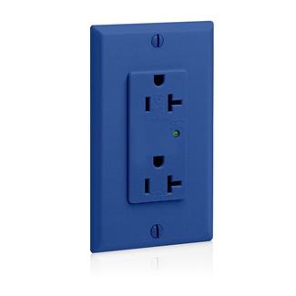LEV 5380-B BU DUP REC 20A125V NON-A LEV 5380-B BU DUP REC 20A125V NON-A
