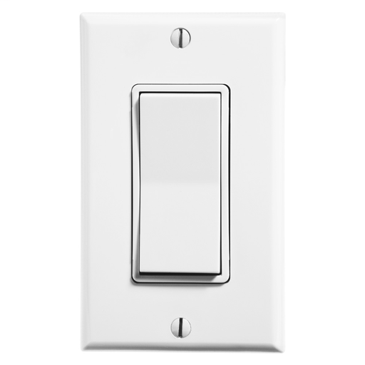 LevNet RF Wireless Decora remote switch, single rocker, self powered, EnOcean 902MHz, Compatible with LevNet RF receivers,(GSA Unique Part). Made in the USA, Title 24 compliant, ASHRAE 90.1 compliant, Color: White