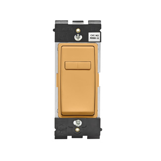 Leviton Renu® Coordinating Dimmer Remote RE00R-TC for 3-Way or More Applications, 120VAC, in Toasted Coconut