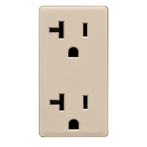 Leviton Renu Color Change Kit RKR20-NS for Renu 20A Tamper-Resistant Outlets, in Navajo Sand