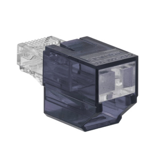 Port Blocker, Secure RJ, Gray color transparent