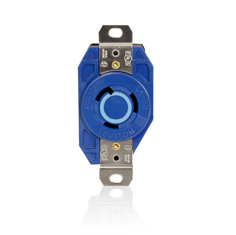 LEV 2320-BU L6-20 BLUE SINGL RECEP LEV 2320-BU L6-20 BLUE SINGL RECEP