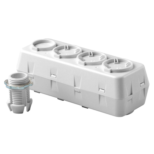 Offset adapter for high-bay infrared, fixture mounted.
