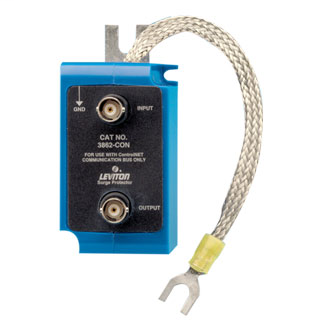 9.18 Volt DC, Pole, Wire, Communication Module Surge Protective Device, Control Net Networks, Surface & DIN-Rail Mounted, BNC Wired, in a NEMA 1 Enclosure